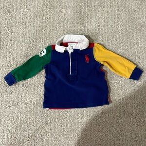 Ralph Lauren Multicolor Rugby Shirt 9 months